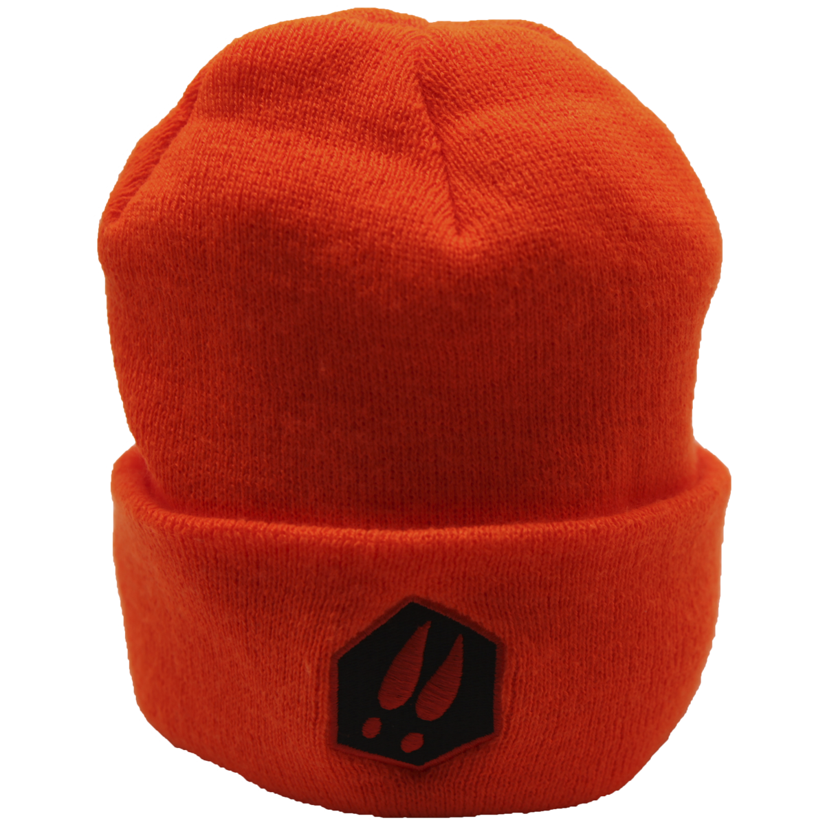 Blaze orange top winter hat
