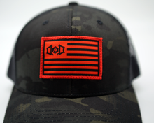 Load image into Gallery viewer, CAMO DOD FLAG HAT
